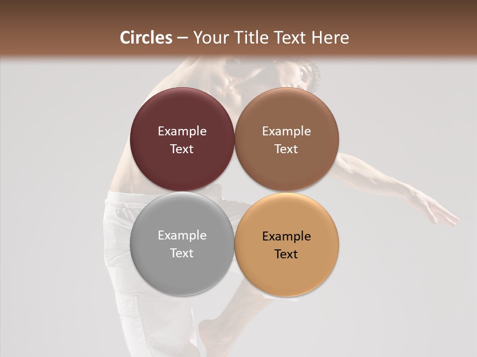 Motion Performer Gymnastic PowerPoint Template