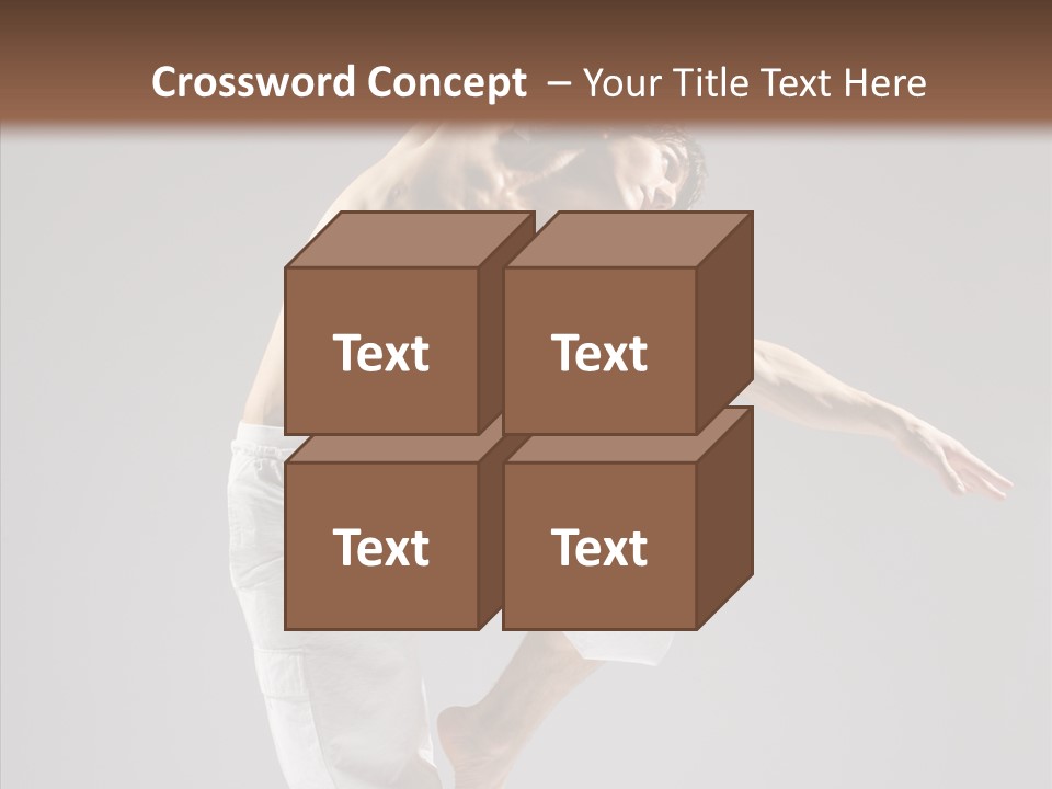 Motion Performer Gymnastic PowerPoint Template