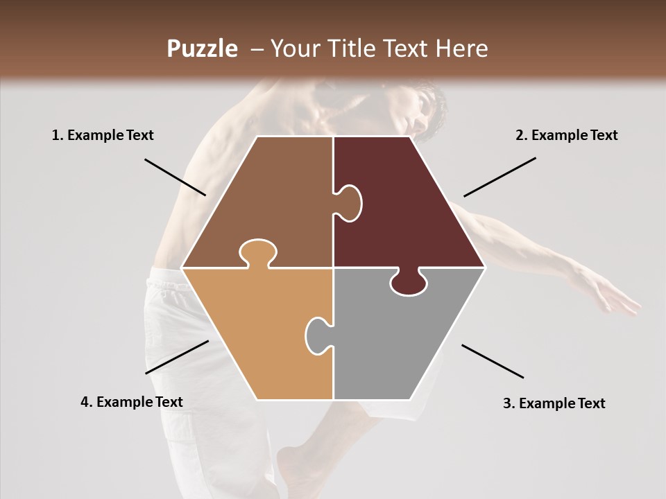 Motion Performer Gymnastic PowerPoint Template