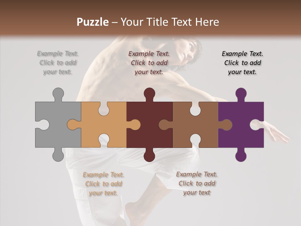 Motion Performer Gymnastic PowerPoint Template