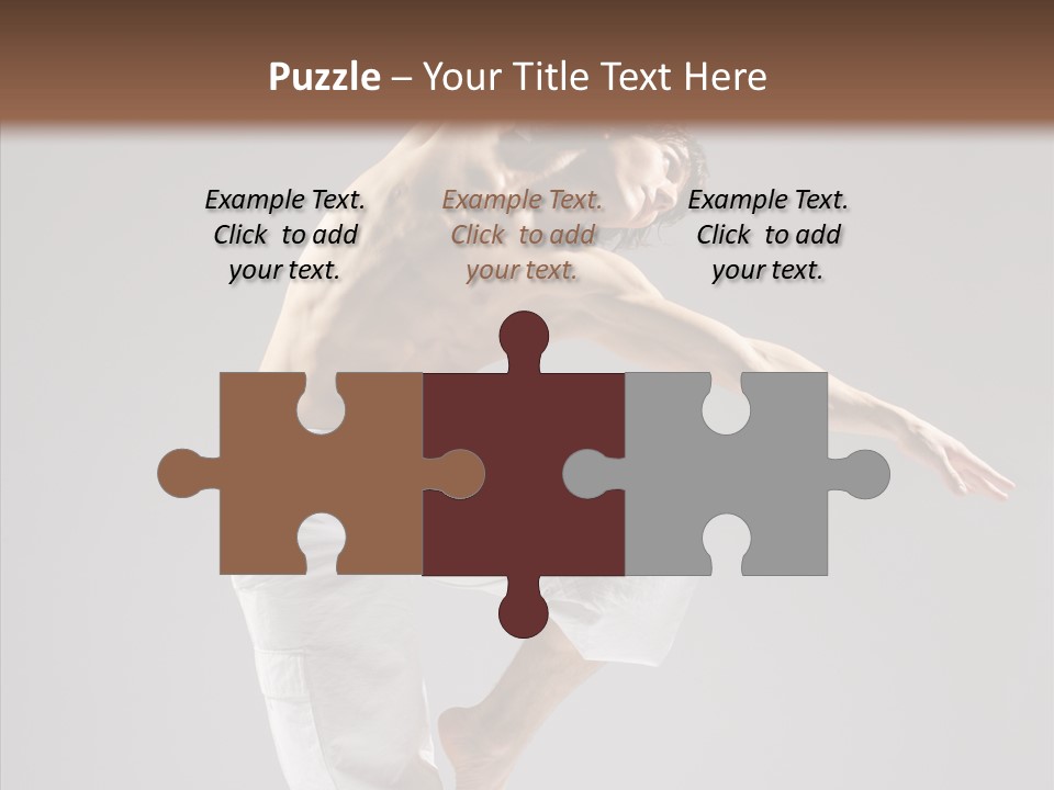 Motion Performer Gymnastic PowerPoint Template