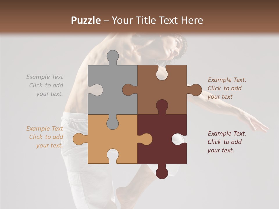 Motion Performer Gymnastic PowerPoint Template