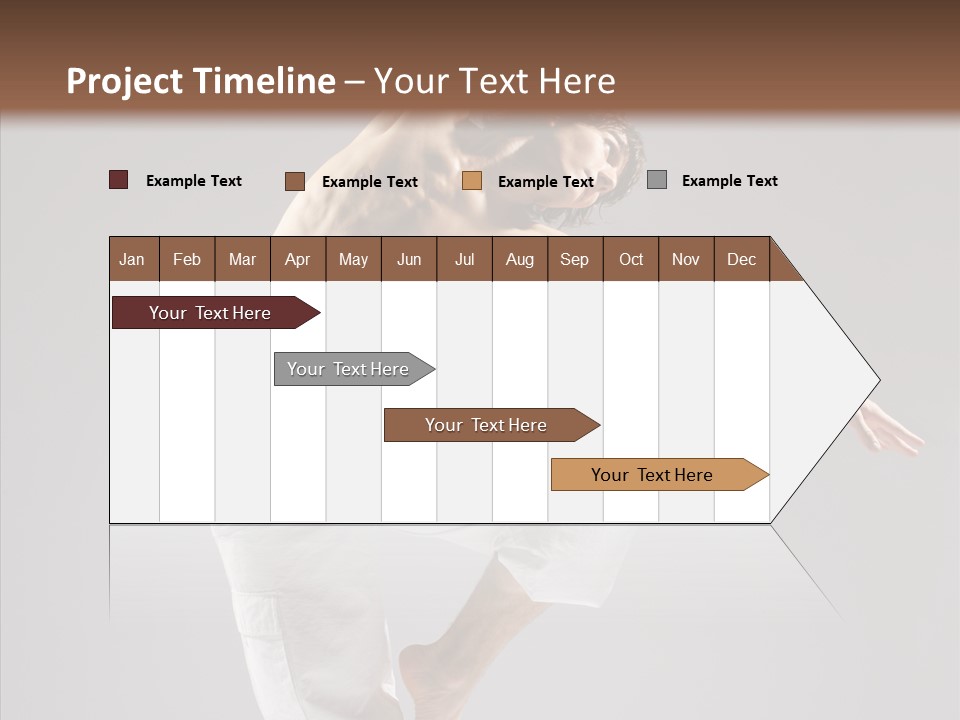 Motion Performer Gymnastic PowerPoint Template