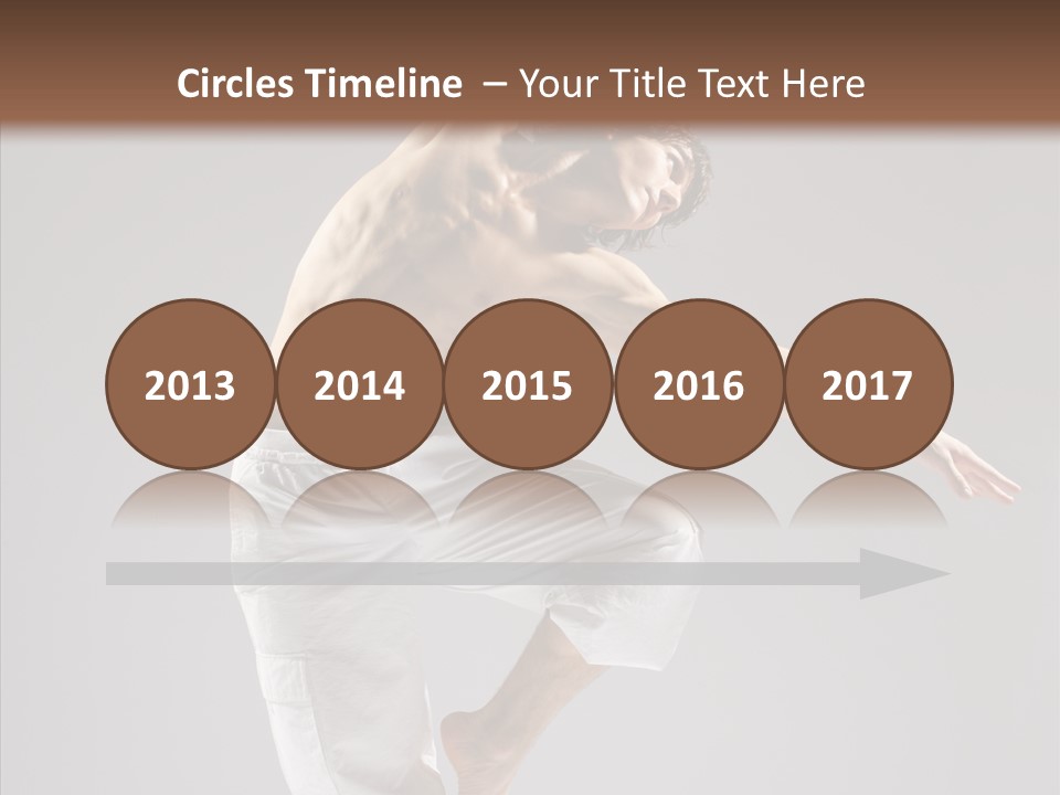 Motion Performer Gymnastic PowerPoint Template