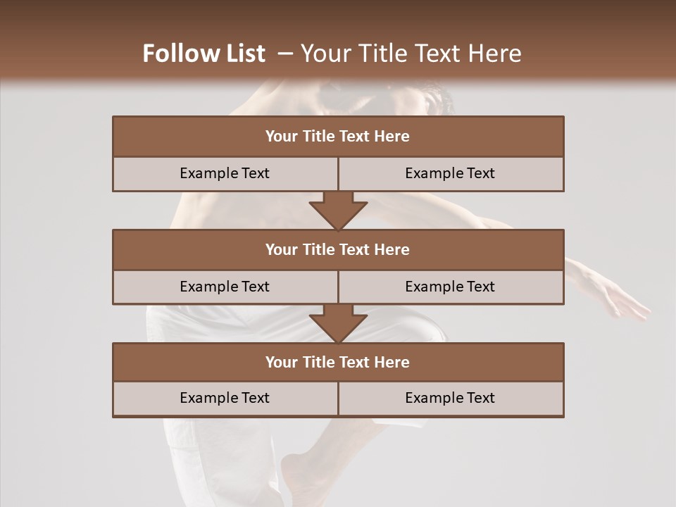Motion Performer Gymnastic PowerPoint Template