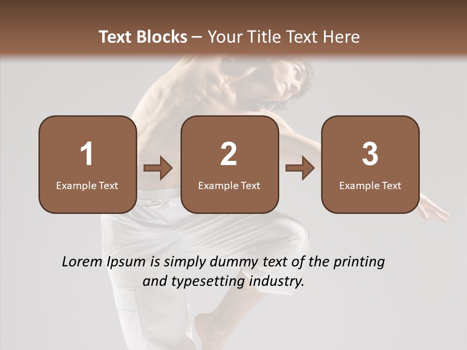 Motion Performer Gymnastic PowerPoint Template