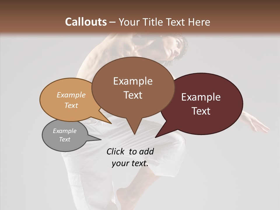 Motion Performer Gymnastic PowerPoint Template