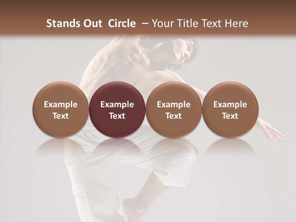 Motion Performer Gymnastic PowerPoint Template