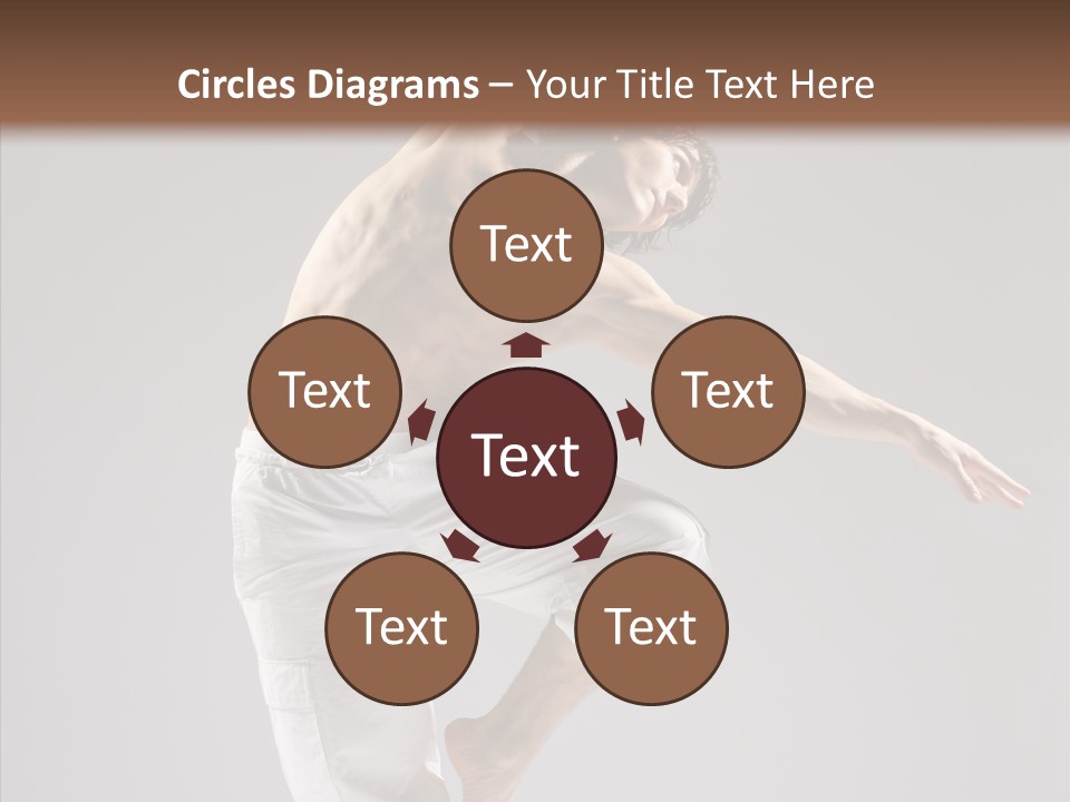 Motion Performer Gymnastic PowerPoint Template