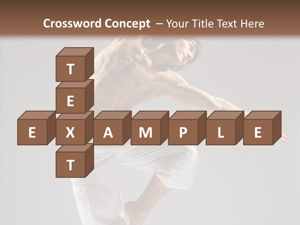 Motion Performer Gymnastic PowerPoint Template