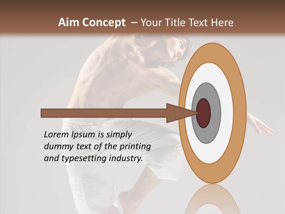 Motion Performer Gymnastic PowerPoint Template