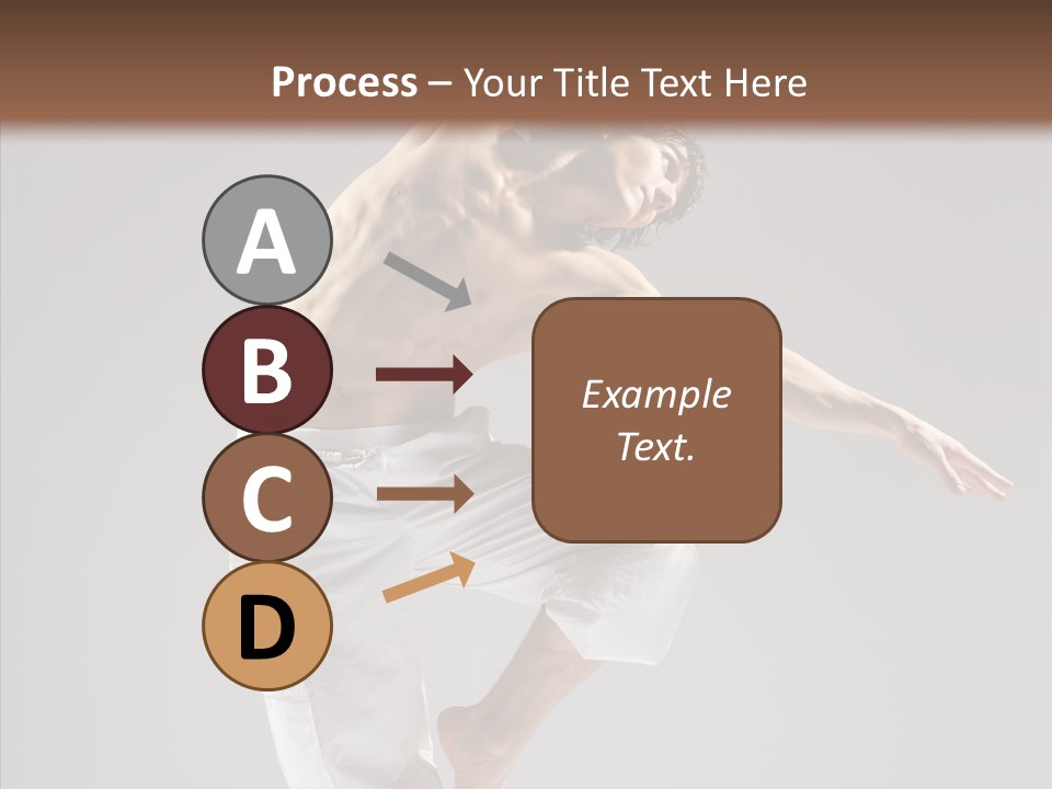 Motion Performer Gymnastic PowerPoint Template