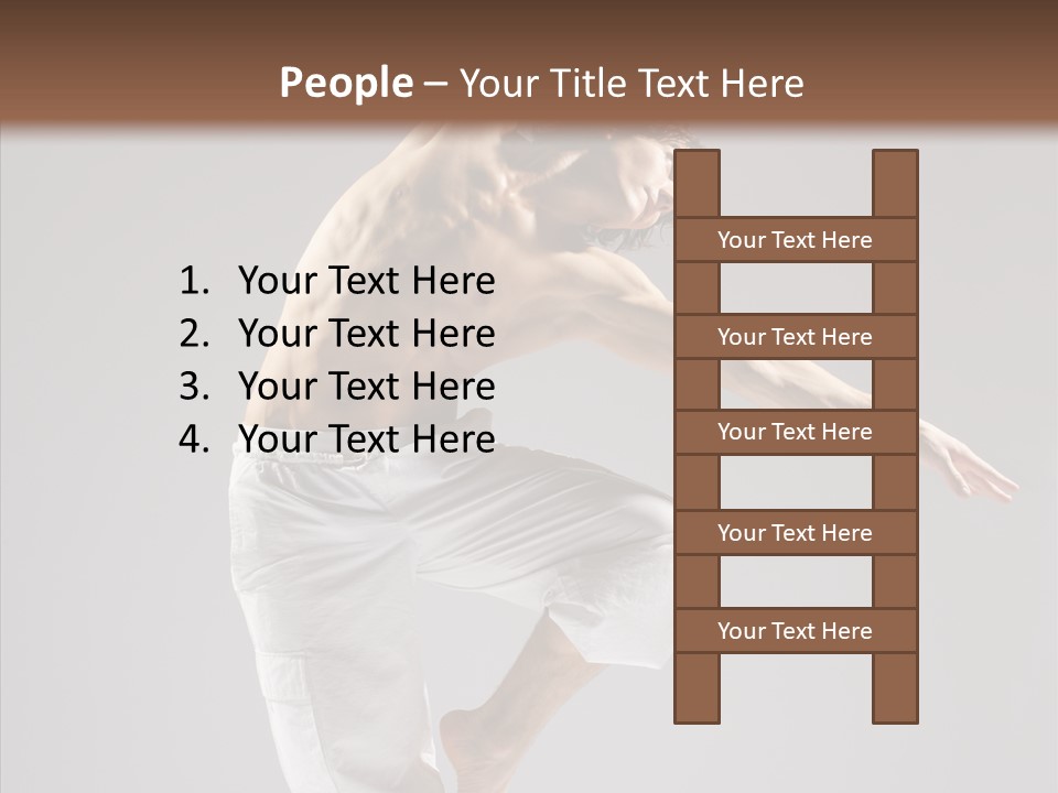 Motion Performer Gymnastic PowerPoint Template