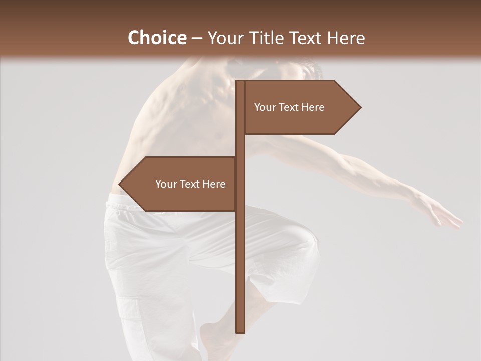 Motion Performer Gymnastic PowerPoint Template