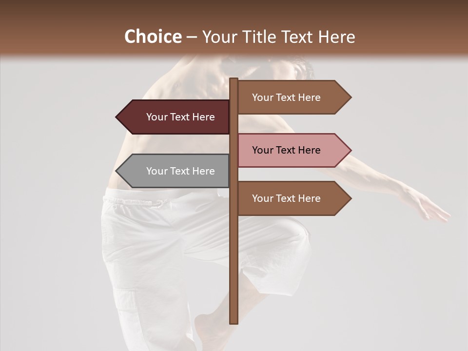 Motion Performer Gymnastic PowerPoint Template
