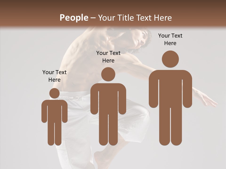 Motion Performer Gymnastic PowerPoint Template