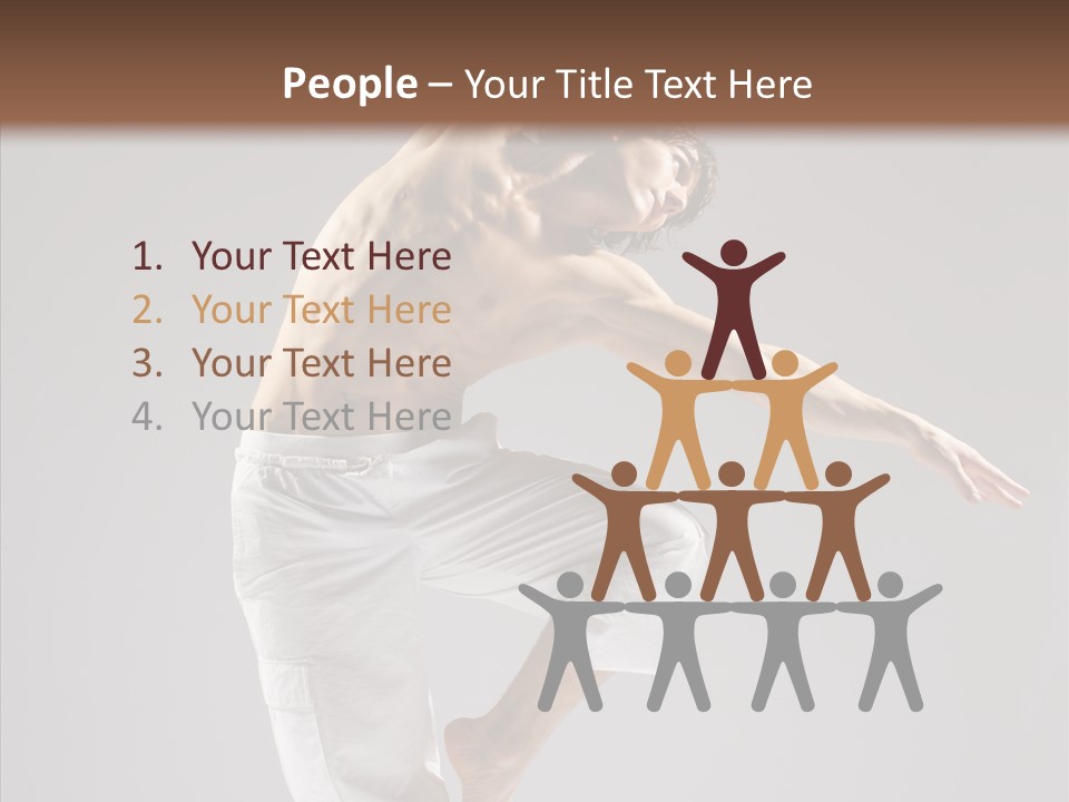 Motion Performer Gymnastic PowerPoint Template