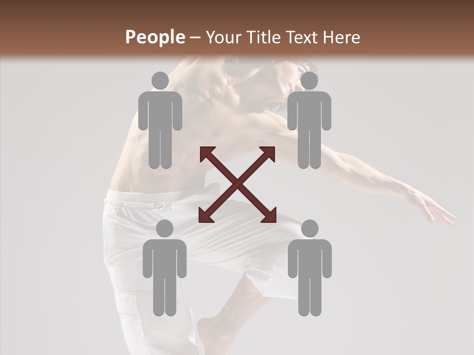 Motion Performer Gymnastic PowerPoint Template