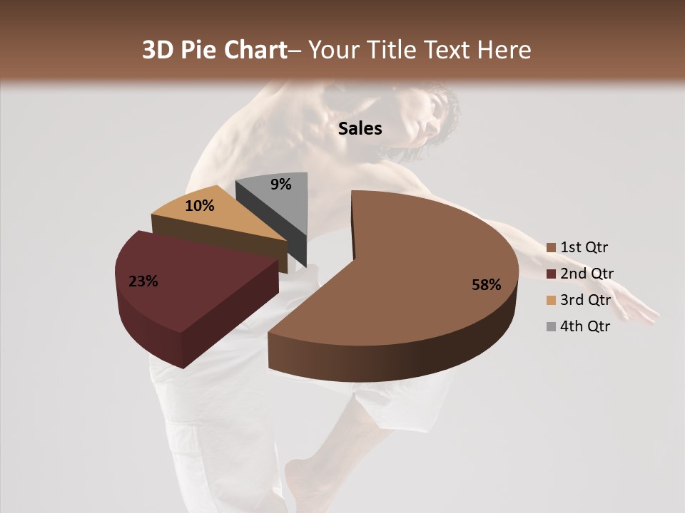 Motion Performer Gymnastic PowerPoint Template