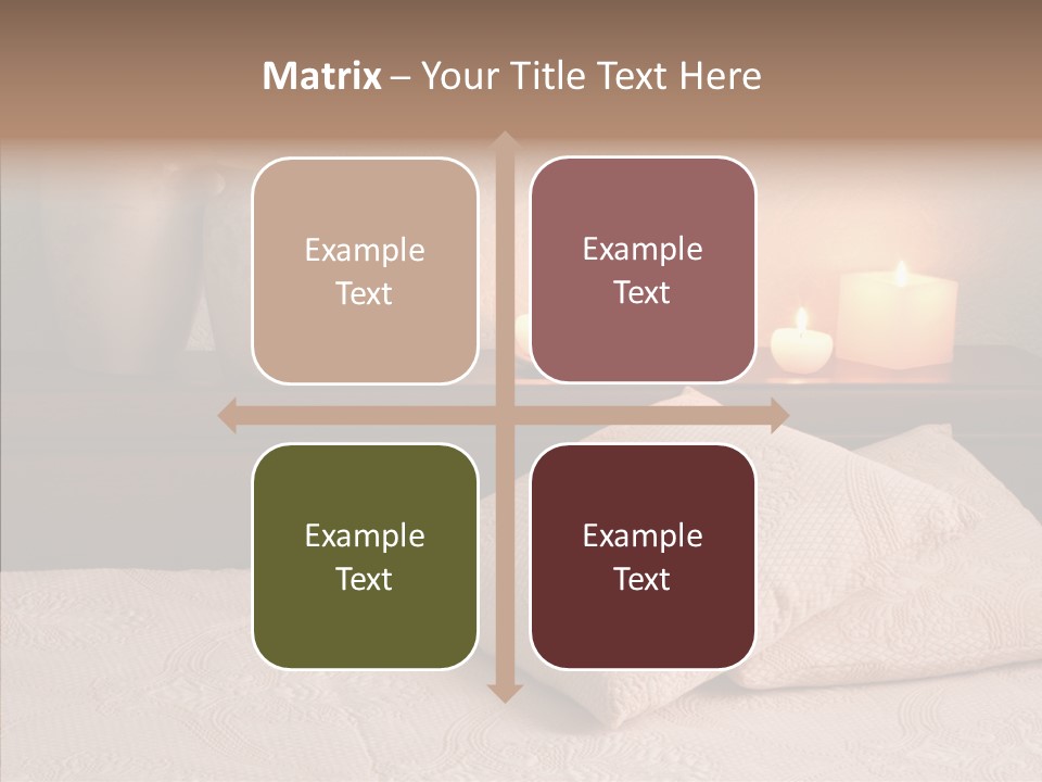 Pattern Elegance Pillows PowerPoint Template