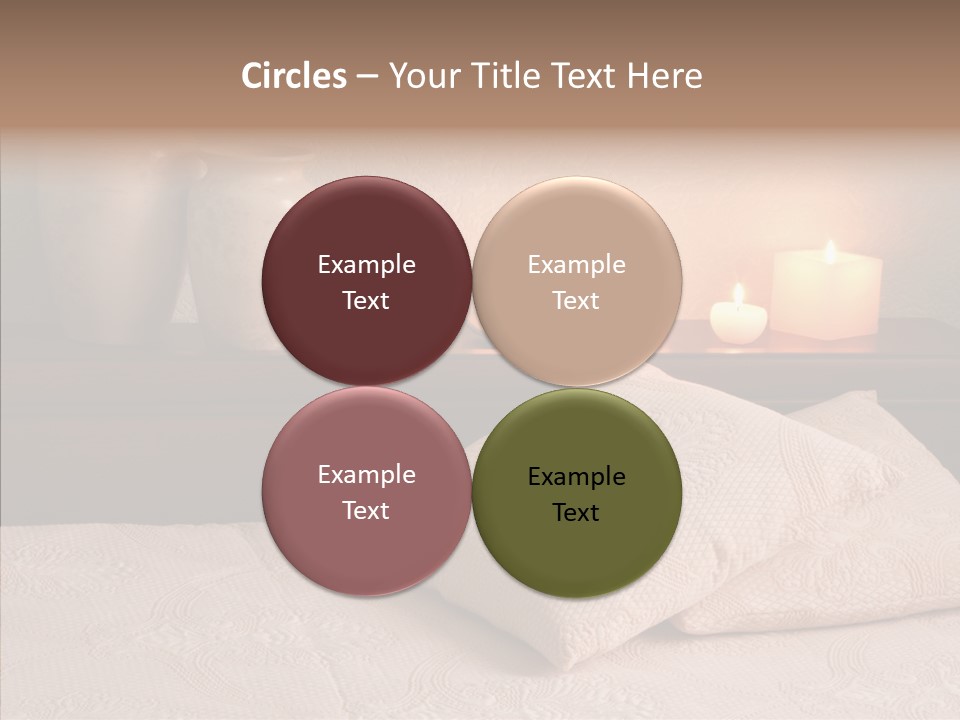 Pattern Elegance Pillows PowerPoint Template