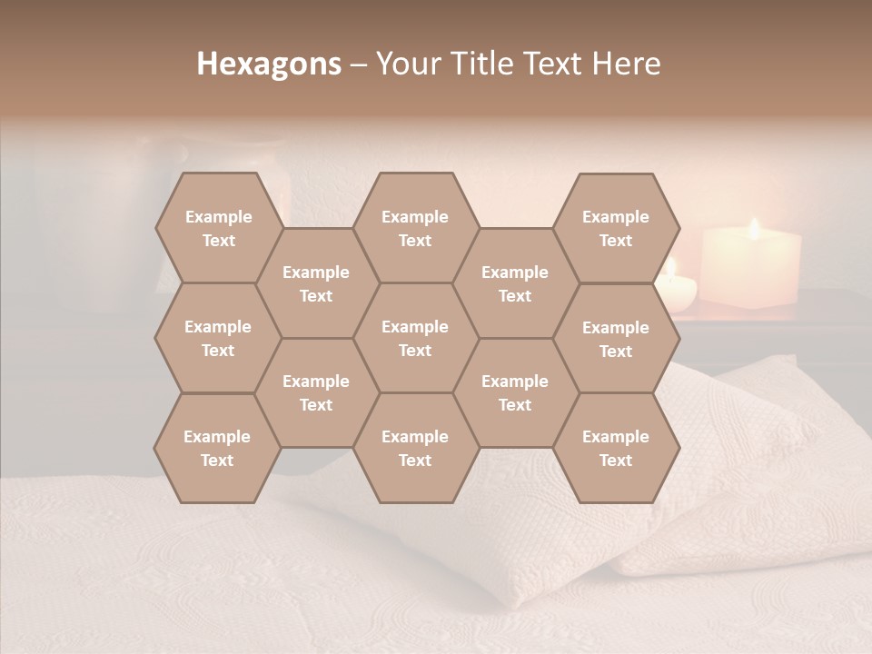 Pattern Elegance Pillows PowerPoint Template