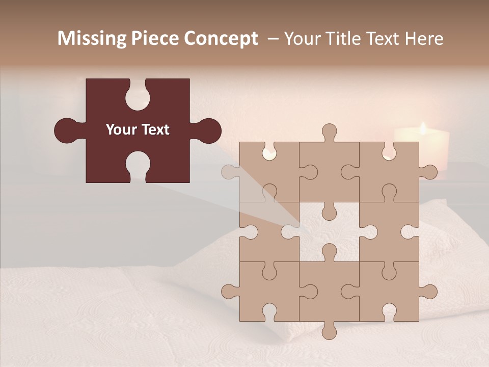 Pattern Elegance Pillows PowerPoint Template