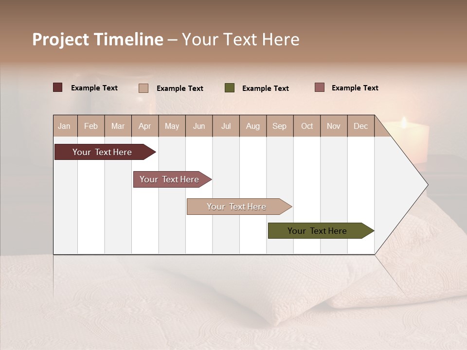 Pattern Elegance Pillows PowerPoint Template