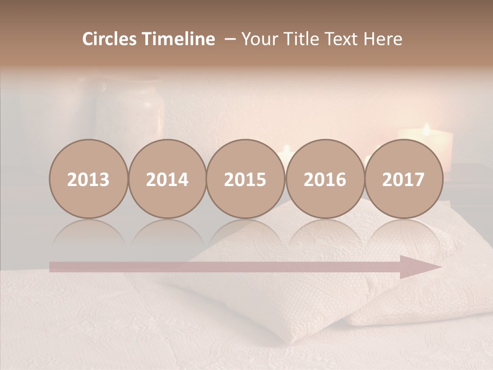 Pattern Elegance Pillows PowerPoint Template