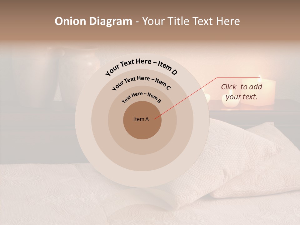 Pattern Elegance Pillows PowerPoint Template