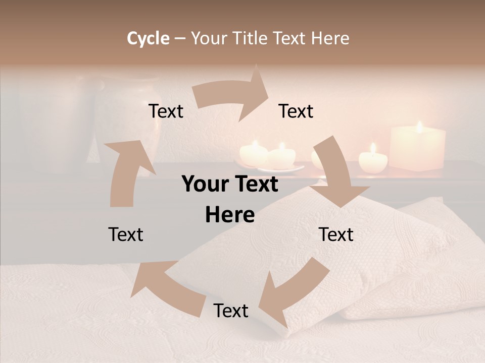 Pattern Elegance Pillows PowerPoint Template