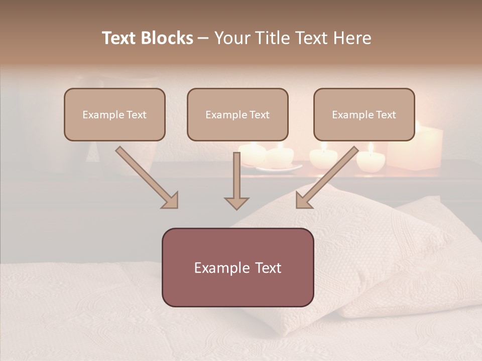 Pattern Elegance Pillows PowerPoint Template