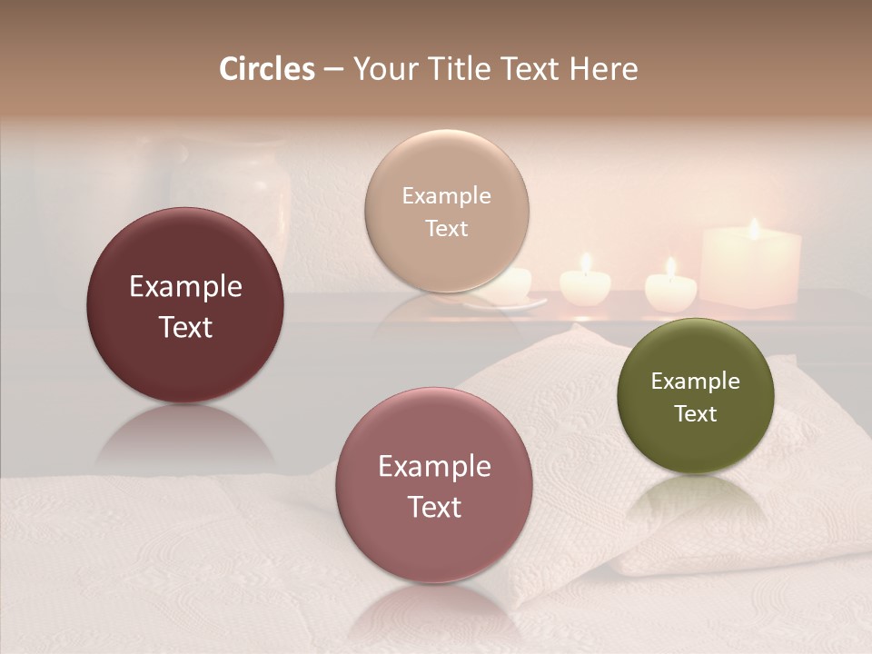 Pattern Elegance Pillows PowerPoint Template