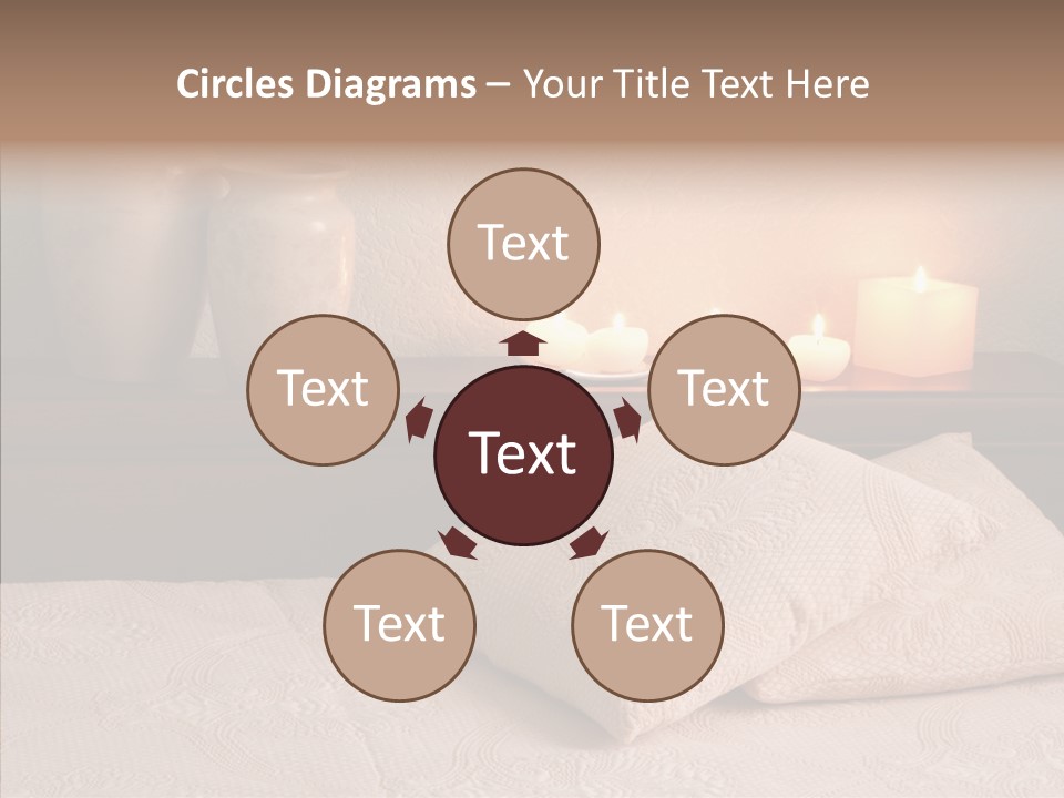 Pattern Elegance Pillows PowerPoint Template