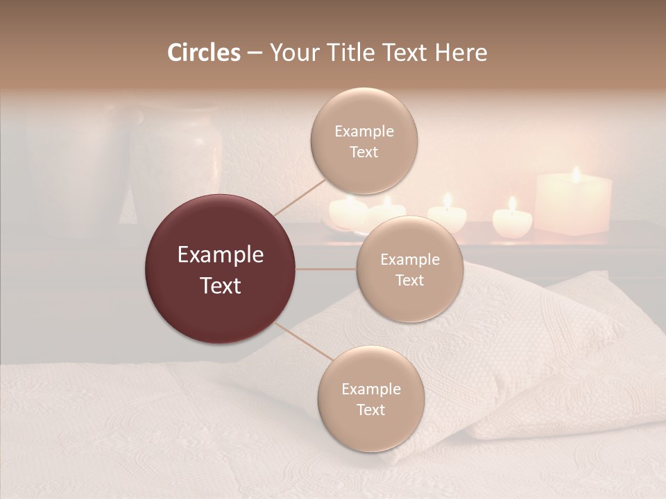 Pattern Elegance Pillows PowerPoint Template