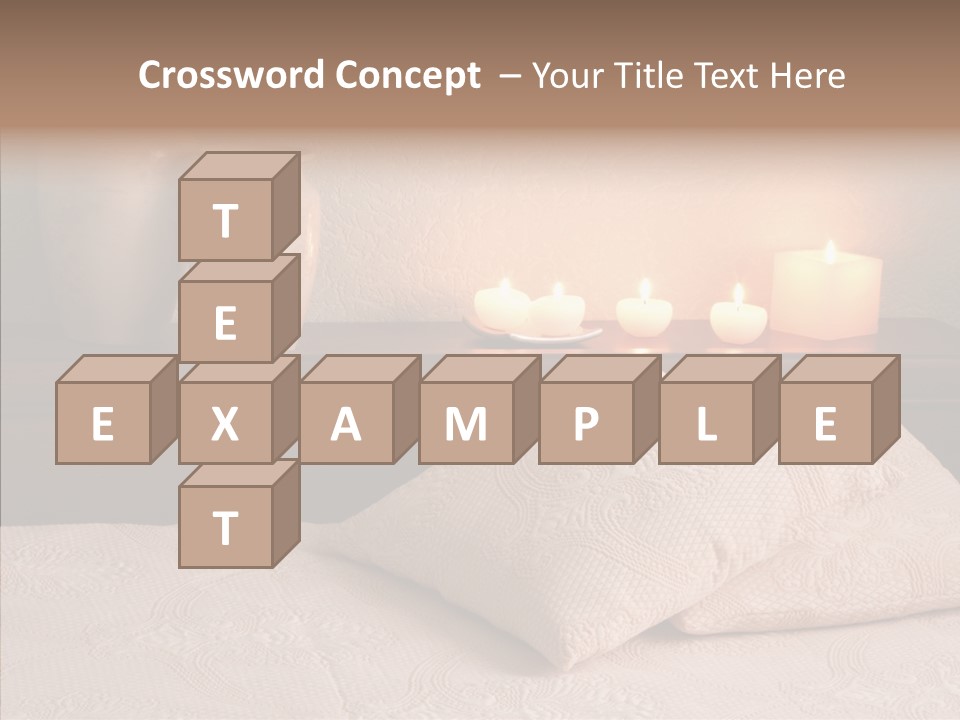 Pattern Elegance Pillows PowerPoint Template