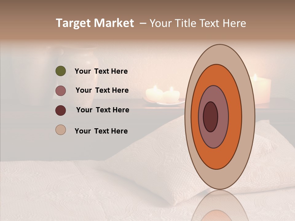 Pattern Elegance Pillows PowerPoint Template