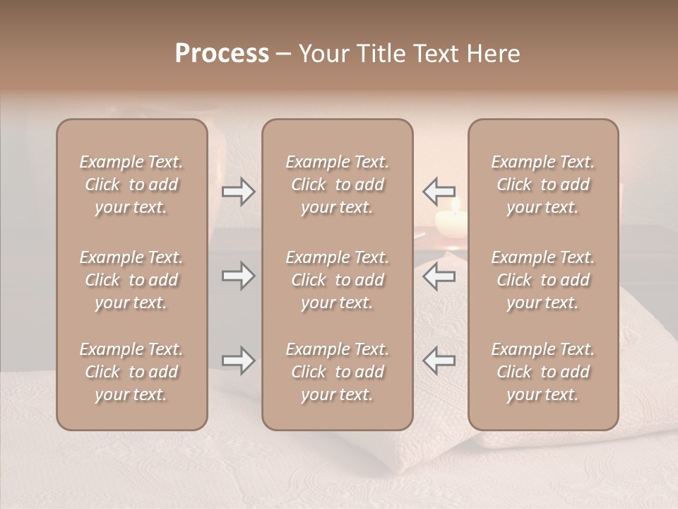 Pattern Elegance Pillows PowerPoint Template