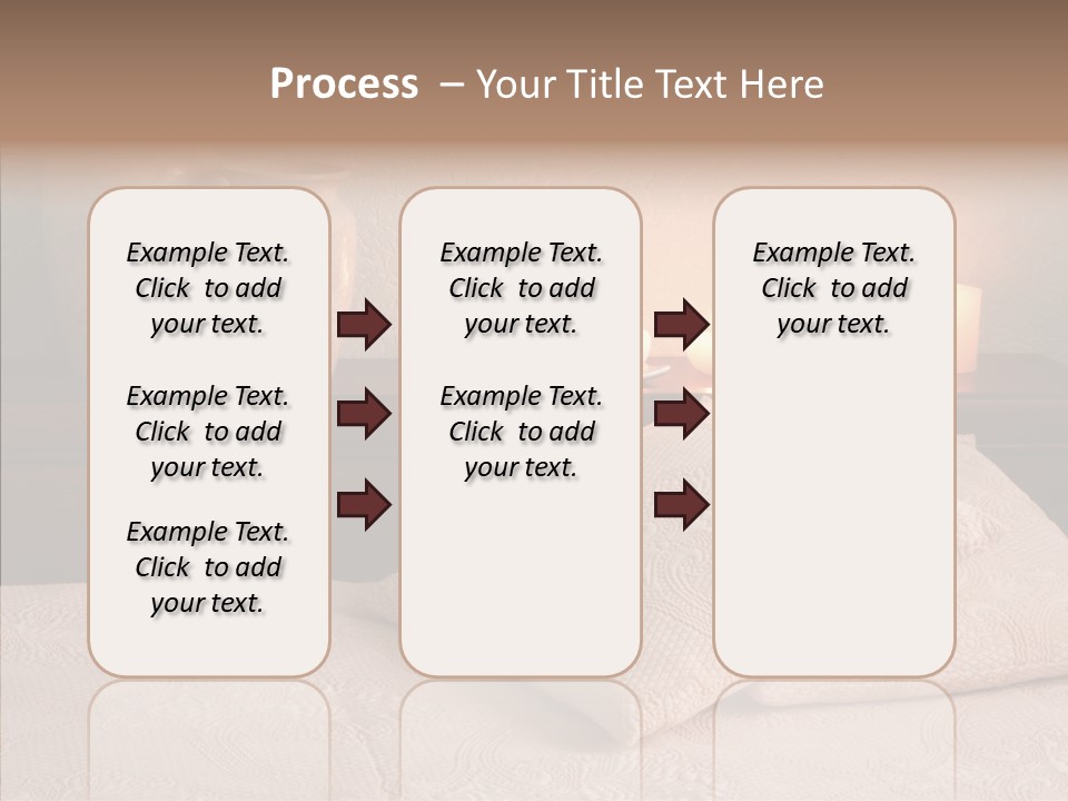 Pattern Elegance Pillows PowerPoint Template
