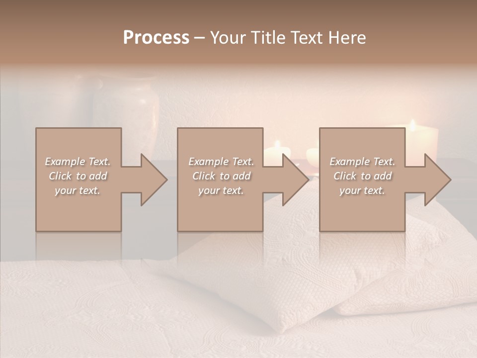 Pattern Elegance Pillows PowerPoint Template