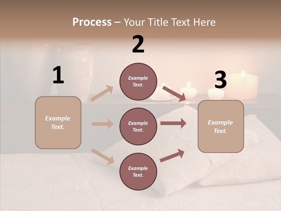 Pattern Elegance Pillows PowerPoint Template