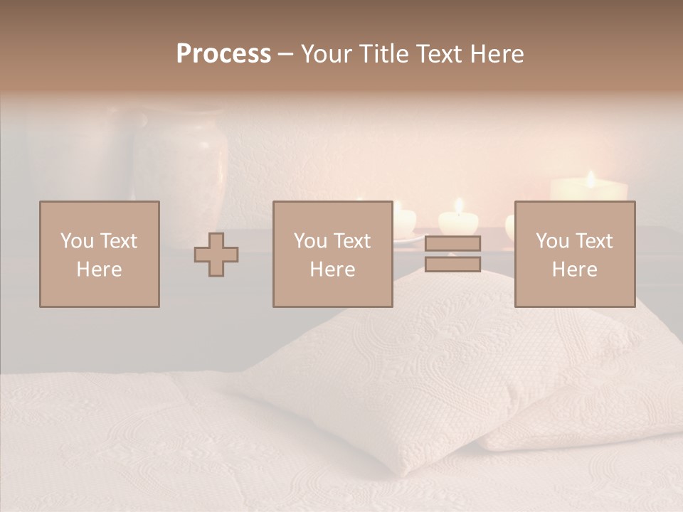 Pattern Elegance Pillows PowerPoint Template