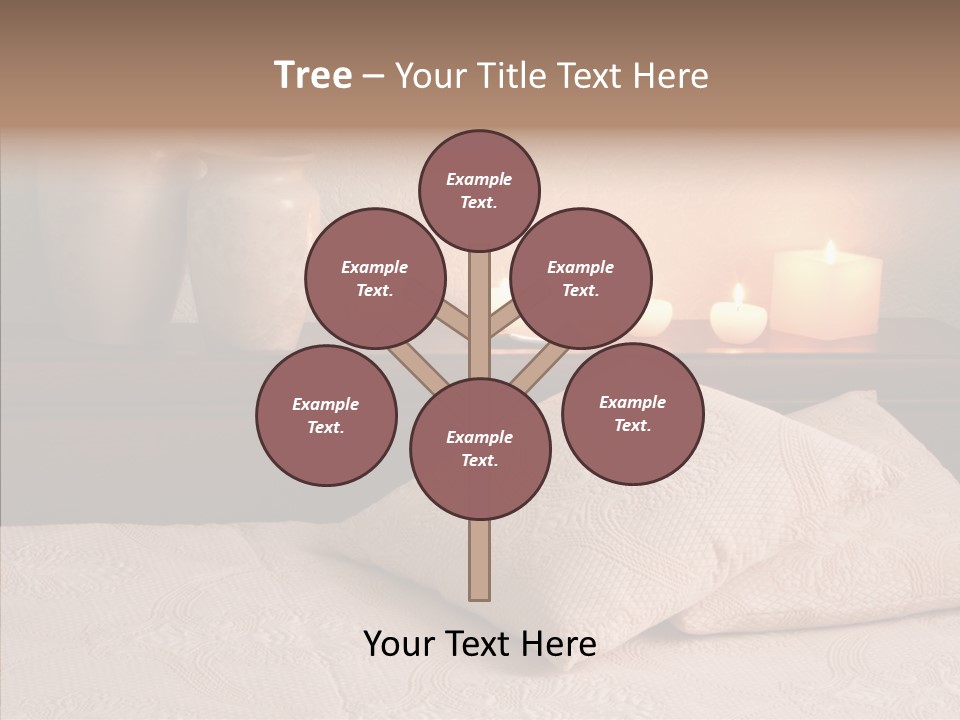 Pattern Elegance Pillows PowerPoint Template