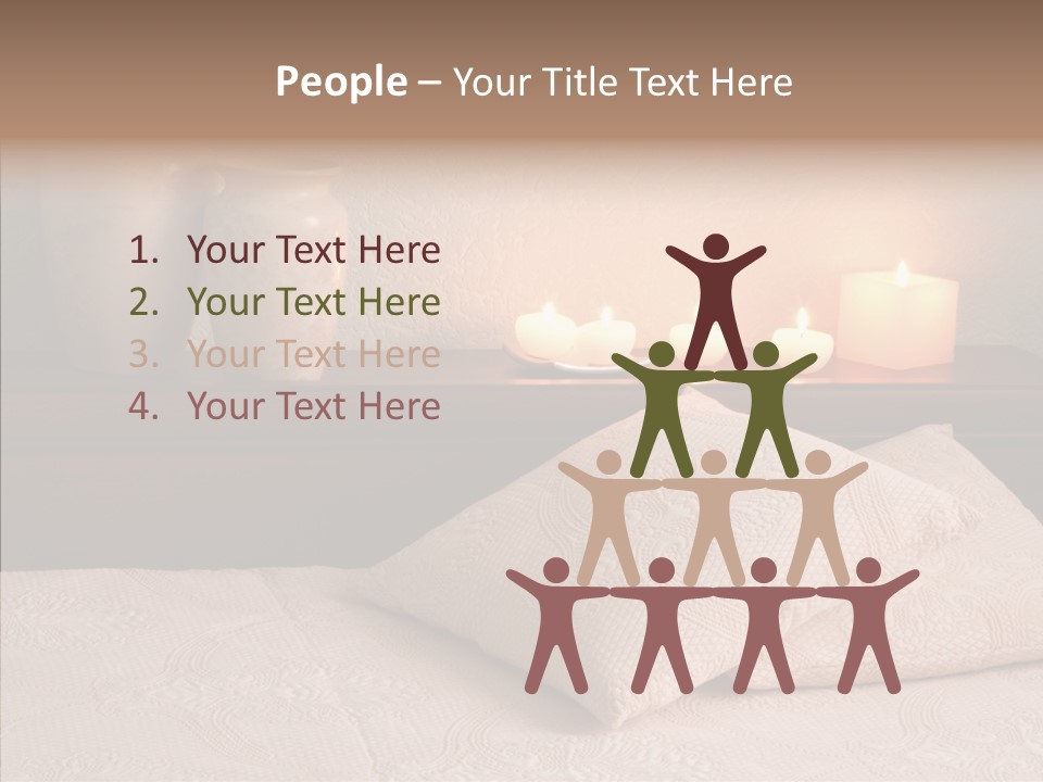 Pattern Elegance Pillows PowerPoint Template