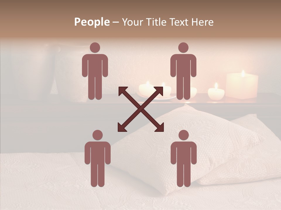 Pattern Elegance Pillows PowerPoint Template