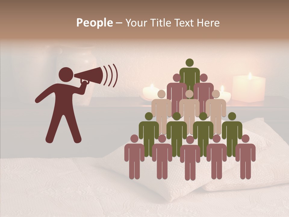 Pattern Elegance Pillows PowerPoint Template