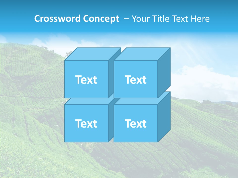 View Hill Field PowerPoint Template