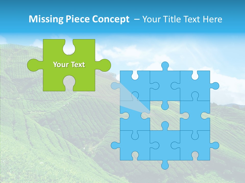 View Hill Field PowerPoint Template