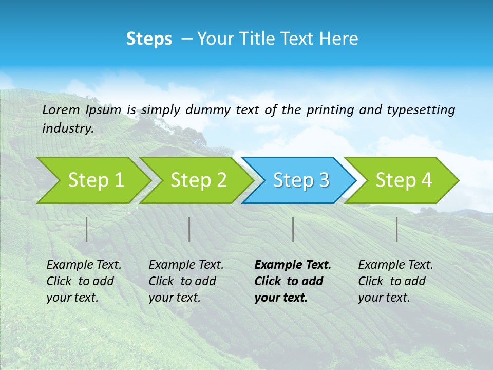 View Hill Field PowerPoint Template
