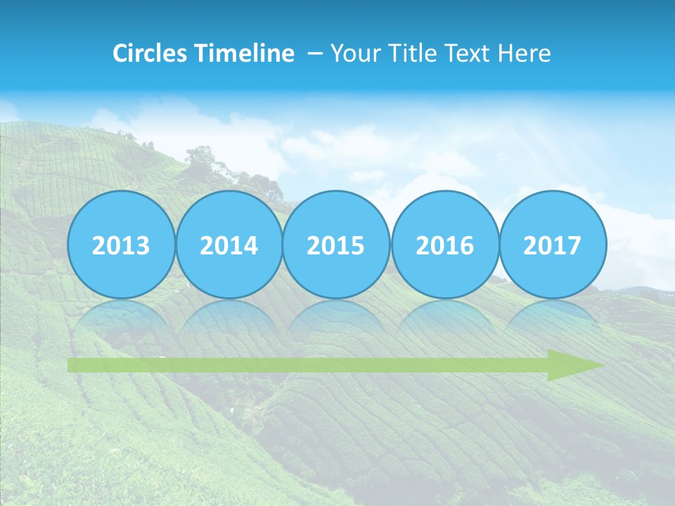 View Hill Field PowerPoint Template